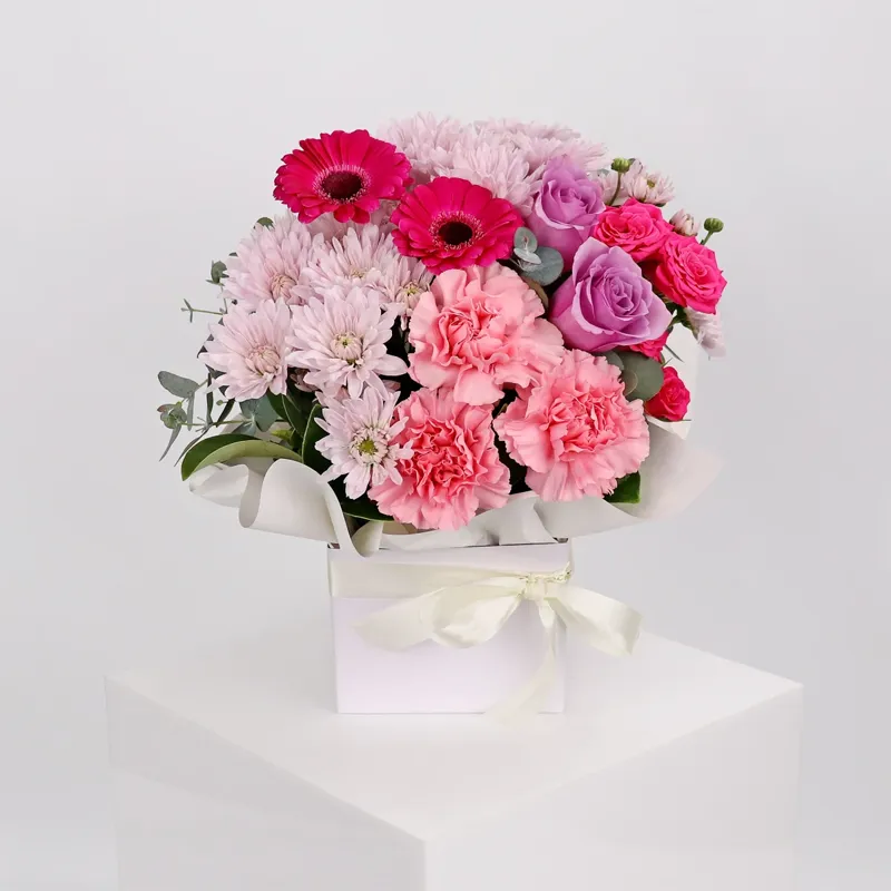 Цветы в коробке 