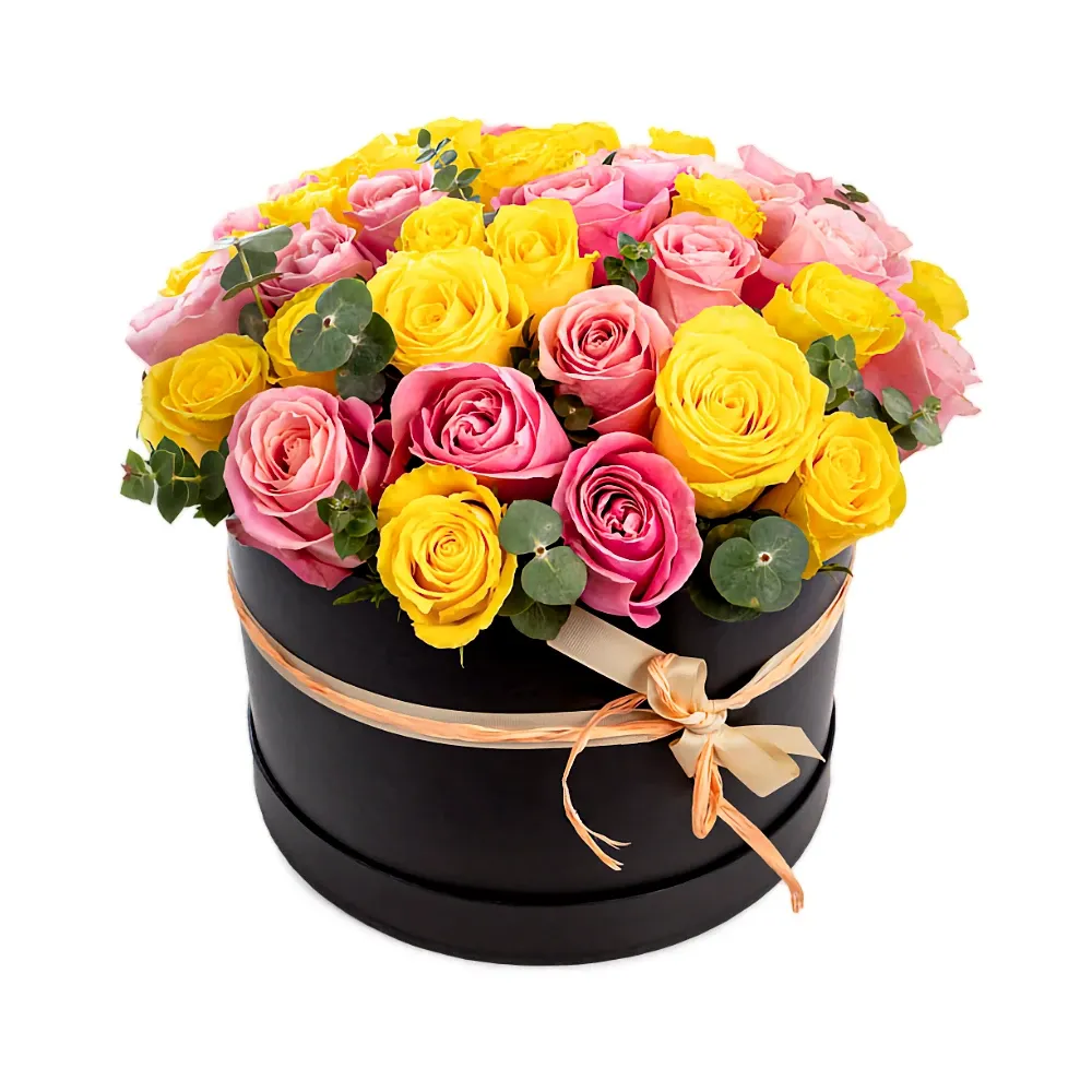 Цветы в коробке 